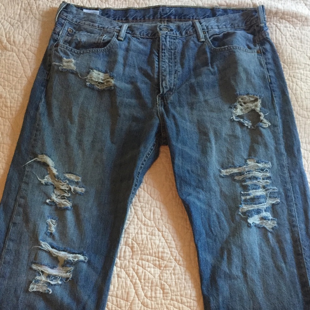 Distressed Levi's
